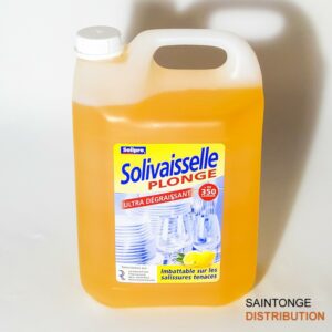 Solivaisselle Plonge ultra dégraissant citron 5 litres