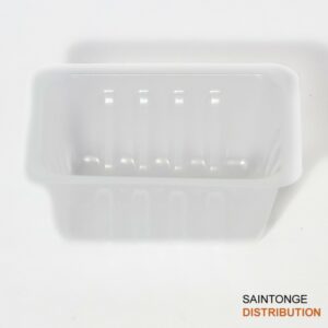 Barquette translucide fond plat 125cc x500