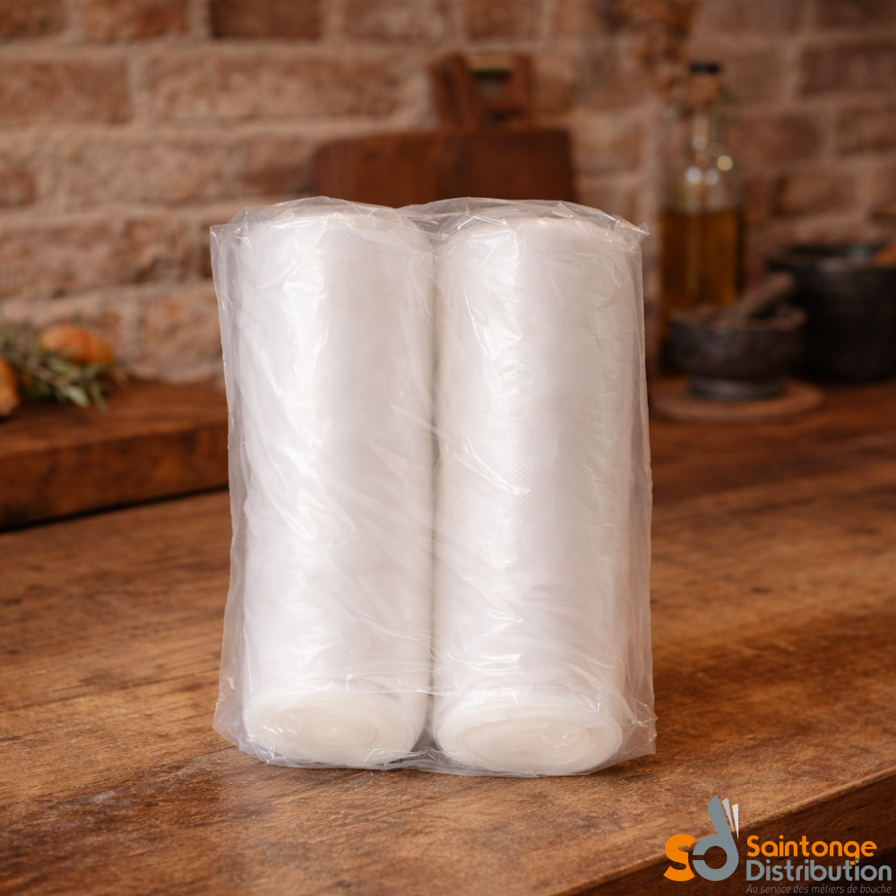 2 Rouleaux sous-vide gaufrés 300X6000