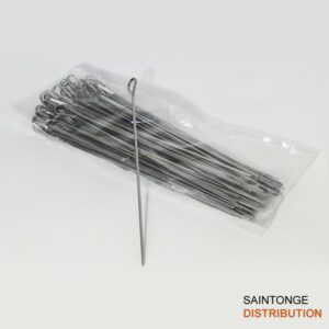 400 brochettes inox 25cm