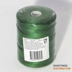 Ficelle lin verte à dévidage extérieur