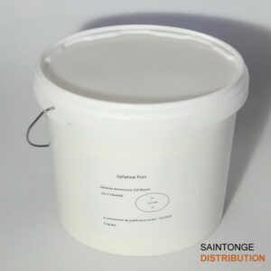 Gélatine porcine alimentaire 250 bloom 5kg
