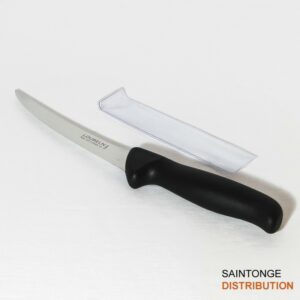 Couteau à désosser courbé 15cm noir