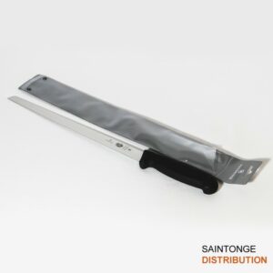 Couteau à saumon alvéolé Victorinox 30cm noir