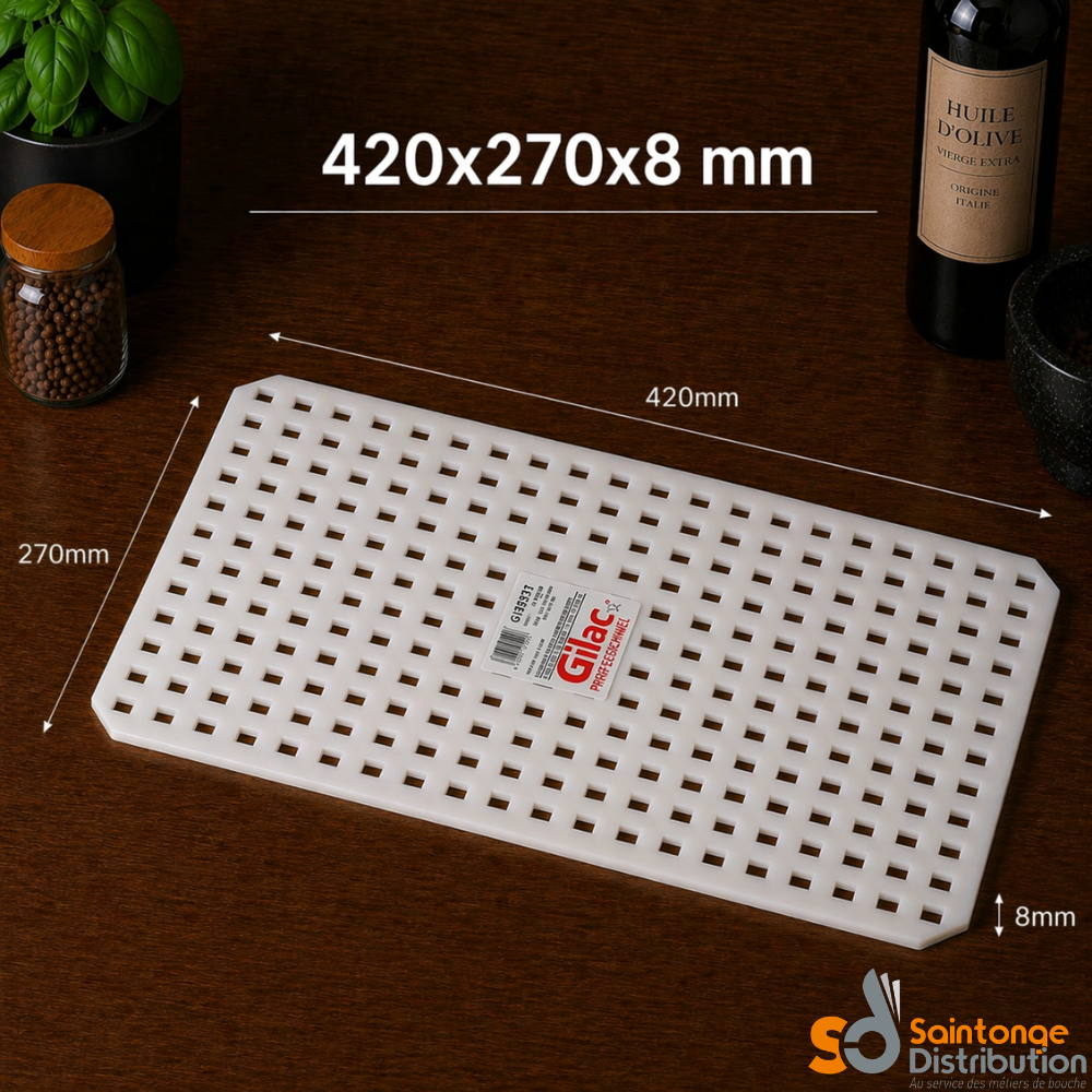 grille gilac pour bac 420x270x8mm