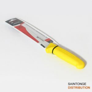 Couteau à désosser lame courbée 13cm jaune