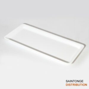 Plat glacière blanc 34,5x15,5x1,7cm