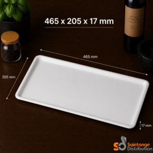 Plat glacière blanc 46,5x20,5x1,7cm