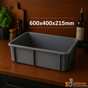 bac rectangulaire gilac 600x400x215mm