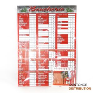 Panneau boucherie V.B.V.A.P 40X55cm
