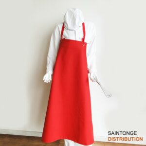 Tablier de service 70X100cm rouge