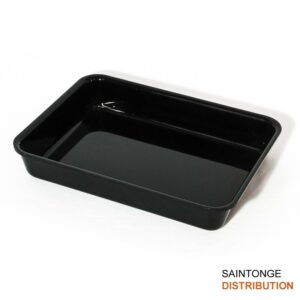 Plat glacière noir 26,5x20x4cm