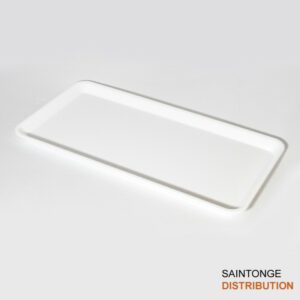 Plat glacière blanc 41x21x1,7cm