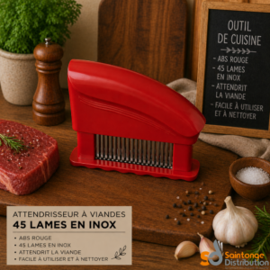 Attendrisseur à viande rouge 45 lames