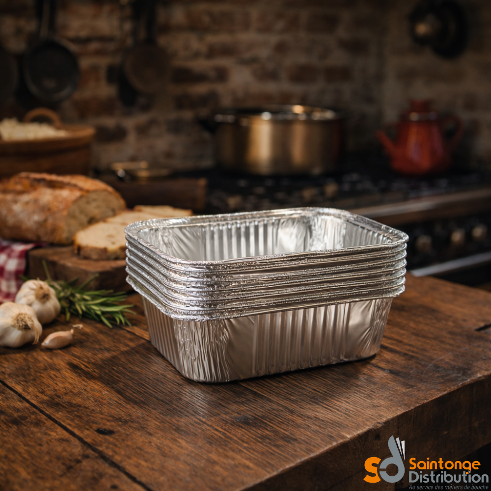 Barquette aluminium 350 x100