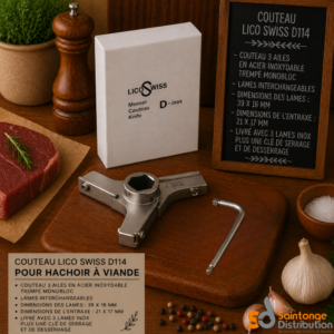 Couteau Lico Swiss D114 pour hachoir à viande