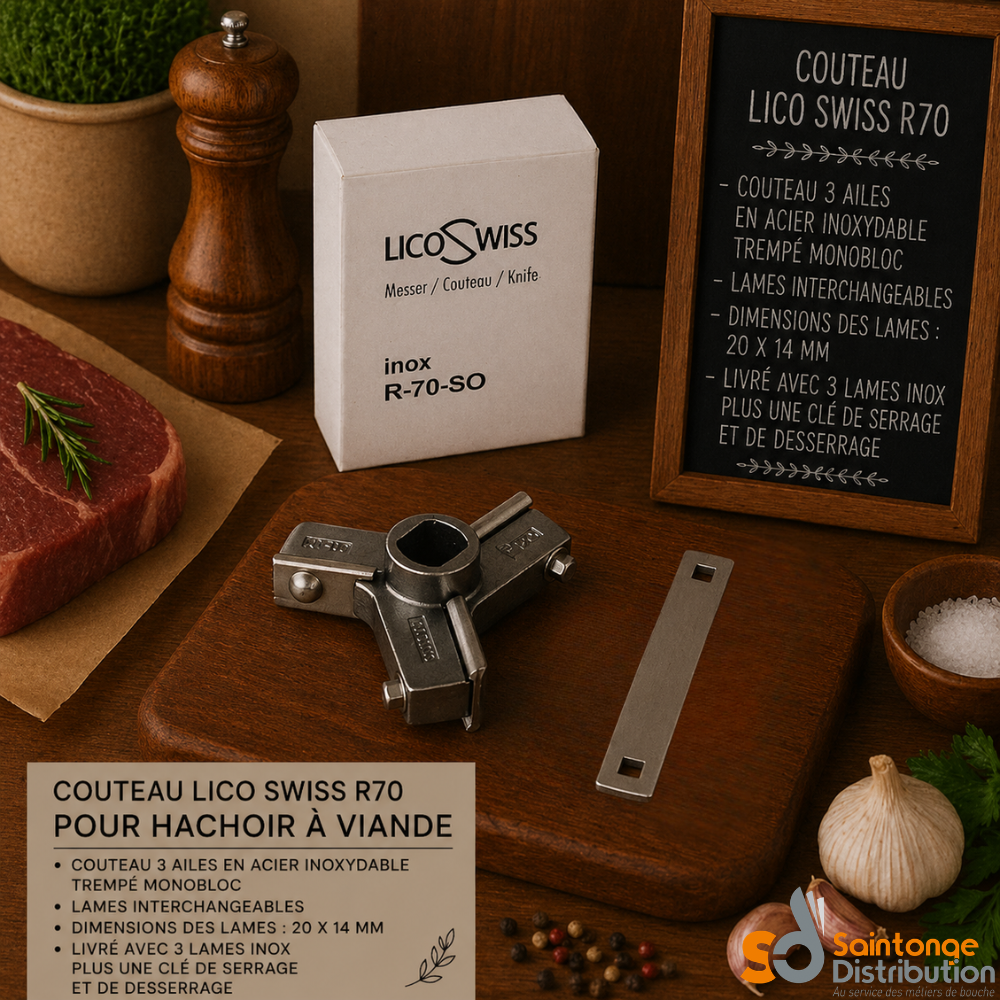 Couteau Lico Swiss R70 pour hachoir à viande