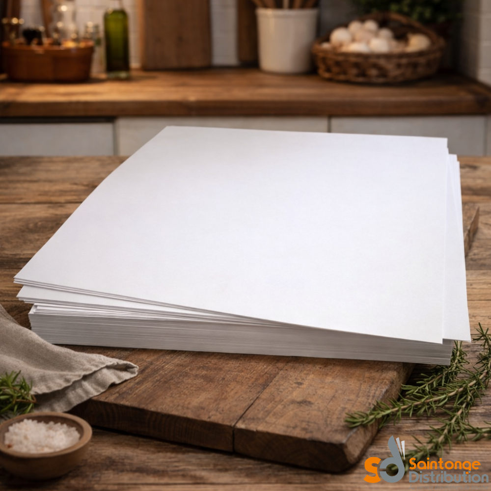 Feuilles de papier blanc 35X50