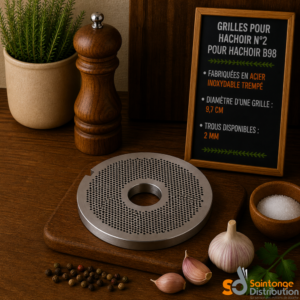 Grille inox N°2 pour hachoir B98
