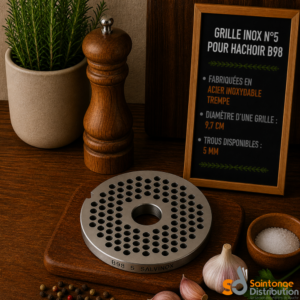 Grille inox N°5 pour hachoir B98