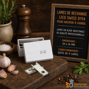 Lames Lico Swiss D114 pour hachoir à viande