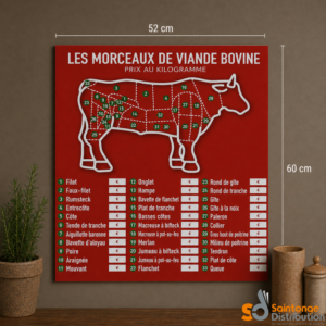 Panneau Presto viande bovine 52X60cm