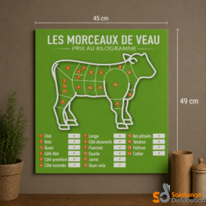 Panneau Presto veau 45X49cm