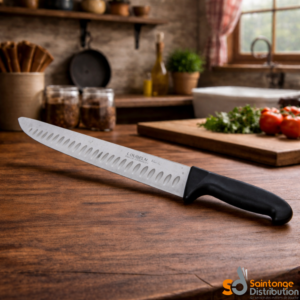 Couteau de boucher alvéolé