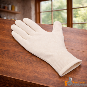 Sous gant de protection pour gant cotte de mailles taille unique