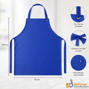 Tablier de service 70X100cm bleu