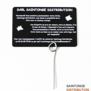 Etiquette de prix 8x6cm Recto