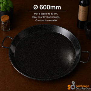 plat à paëlla 600mm