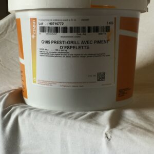 Presti-Grill au piment d'Espelette en seau de 5 kg