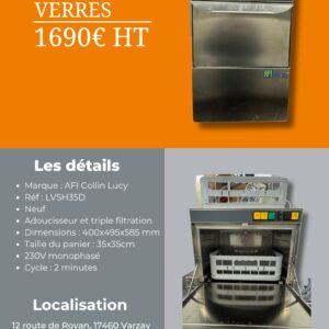 Lave Verres - LVSH35D
