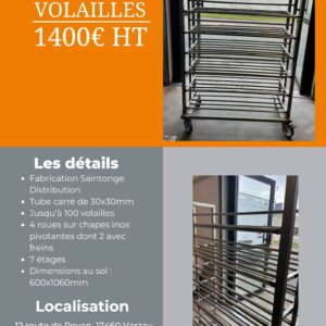 Chariot à volailles