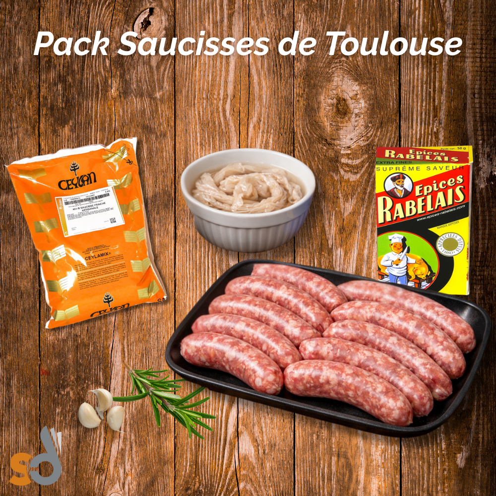 Pack saucisses de toulouse