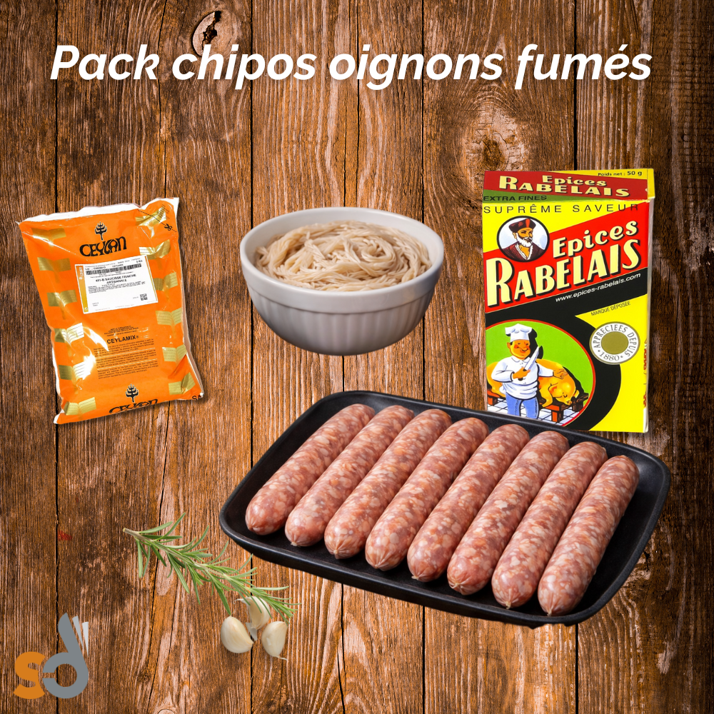 Pack chipos oignons fumés