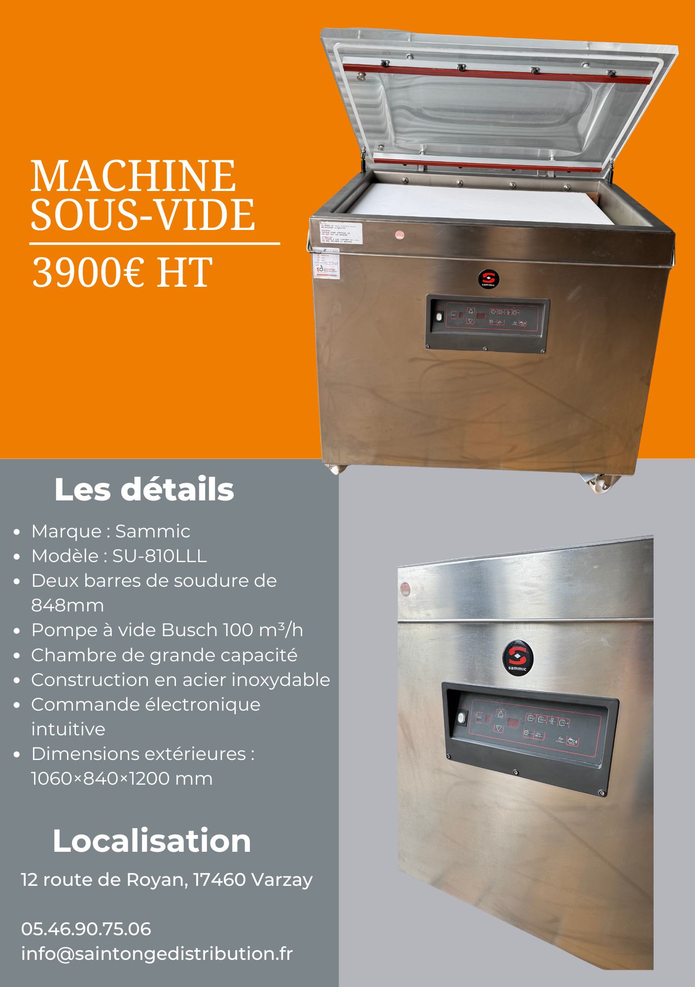 Machine Sous-Vide SU-810LL
